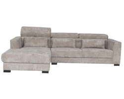 Tower Living Brighton Chaise L + 3-AR - fabric XS85 17 Taupe