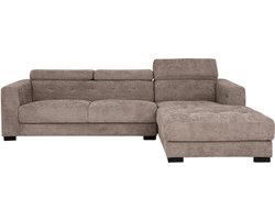 Tower Living - Brighton hoekbank 3-zits rechts - taupe