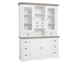 Tower Living Buffetkast Fleur - Wit Hout - 164x50x220cm