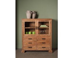 Tower Living buffetkast Lorenzo 120x45x135 cm oud teak