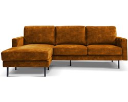 Tower living cambridge 2,5-al/ar + chaise r/l - adore 015 yellow orange
