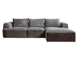 Tower Living - Canterbury hoekbank 2,5-zits rechts - grijs