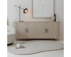 Tower Living Corbetta Dressoir 210x45x80 cm - Japandi - Beige