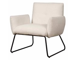 Tower Living - Dante fauteuil teddy - wit
