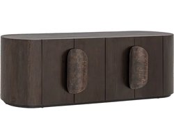 Tower Living dressoir Allure 180x50x70 cm donkerbruin eiken