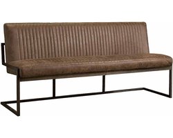 Tower Living Eetkamerbank Ferro 155 cm - Licht bruin