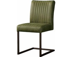 Tower Living eetkamerstoel Ferro groen