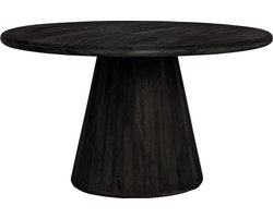 Tower Living Eetkamertafel Asti Rond Zwart 150cm