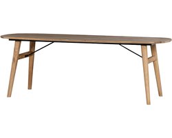 Tower Living Eetkamertafel Aura Naturel Deens Ovaal 180cm