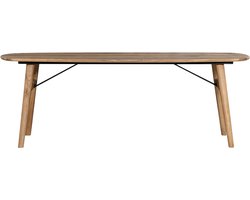 Tower Living Eetkamertafel Aura Naturel Deens Ovaal 180cm