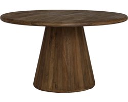 Tower Living eettafel Asti 150 cm rond mangohout bruin