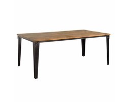 Tower Living Eettafel Basto - Rechthoek Bruin Hout - 200x100x78cm