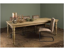 Tower Living eettafel Bologna 200x100x78 cm teak