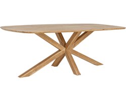 Tower Living Eettafel Crotone Deens ovaal acacia 180 cm - Naturel