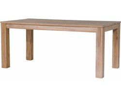 Tower Living Eettafel Losari rechthoekig teakhout 220x100x78 cm - Naturel