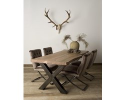 Tower Living eettafel Xabia 200x100x78 cm acacia