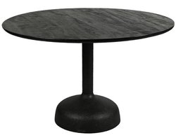 Tower Living - Elba eettafel - ø120 cm - zwart