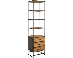 Tower living Felino - Bookcase 3 drws. 60x45x220