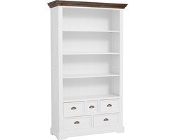 Tower Living - Fleur boekenkast - 111 cm - wit