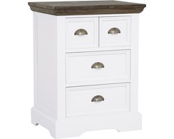 Tower Living - Fleur ladekast - 56 cm - wit