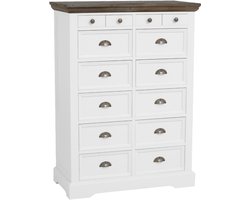 Tower Living - Fleur ladekast - 88 cm - wit