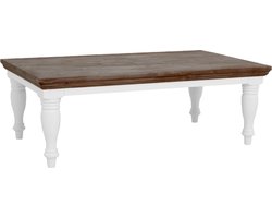Tower Living - Fleur salontafel sierpoot - 130 cm - wit