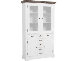 Tower Living - Fleur vitrinekast - 115 cm - wit