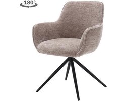 Tower living Fondo swivel armchair - fabric Mona 120 Taupe