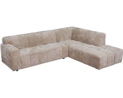 Tower Living Hoekbank Austin 2 5-AL + Ottoman R - Haga 30 beige