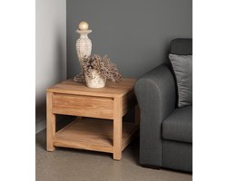 Tower Living hoektafel Corona 60x60x50 cm teak