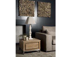 Tower Living hoektafel Venetië 60x60x45 cm oud teak