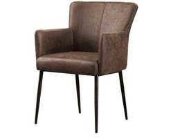 Tower Living Ibiza Armstoel - fabric Savannah dark brown
