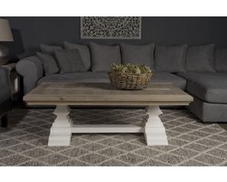 Tower Living klooster salontafel Parma Toscana 135x75x45 cm eiken