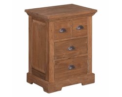 Tower Living Ladekast Bologna - Bruin Hout - 56x56x73cm