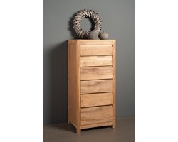 Tower Living ladekast Corona 60x46x130 cm teak