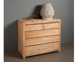 Tower Living Ladekast Corona teakhout 110x95 cm - Dressoir