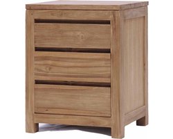 Tower Living Ladekast Corona Teakhout 50 cm - Nachtkastje - Halkastje