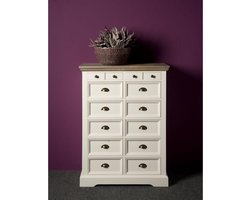 Tower Living ladekast Fleur 88x43x120 cm grenen