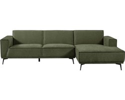 Tower living Leeds 2,5-seater AL + Chaise Lounge R Bottle Green