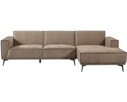 Tower living Leeds 2,5-seater AL + Chaise Lounge R Moss Grey