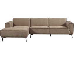Tower living Leeds 2,5-seater AR + Chaise Lounge L Moss Grey