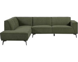 Tower living Leeds 2,5-seater AR + Ottoman L Bottle Green