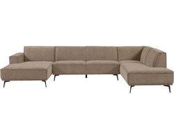 Tower living Leeds Chaise Lounge L + 2,5 seater no arm - Ottoman R Moss Grey