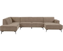 Tower living Leeds Chaise Lounge R + 2,5 seater no arm - Ottoman L Moss Grey