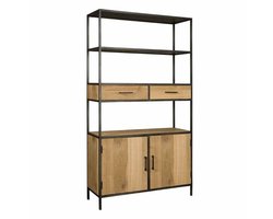 Tower Living - Luna boekenkast - 115 cm - bruin