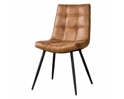 Tower Living Navarra Stoel - fabric Cognac