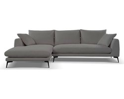 Tower living nottingham 2,5-ar + chaise l - copenhagen 903 taupe