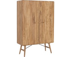 Tower Living Opbergkast Aura - Naturel Hout - 100x40x150cm