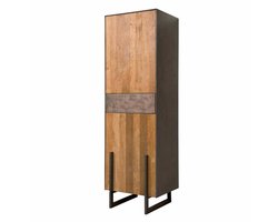 Tower Living Opbergkast Ora - Bruin Hout - 57x45x182cm