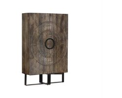 Tower Living Opbergkast Padua mangohout houtsnijwerk 120x190 cm